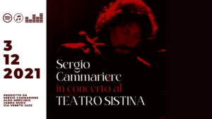 Sergio Cammariere in Concerto al Teatro Sistina 03.12.2021
