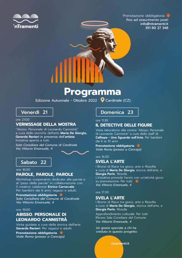 Programma 'nTramenti d'Autunno 2022