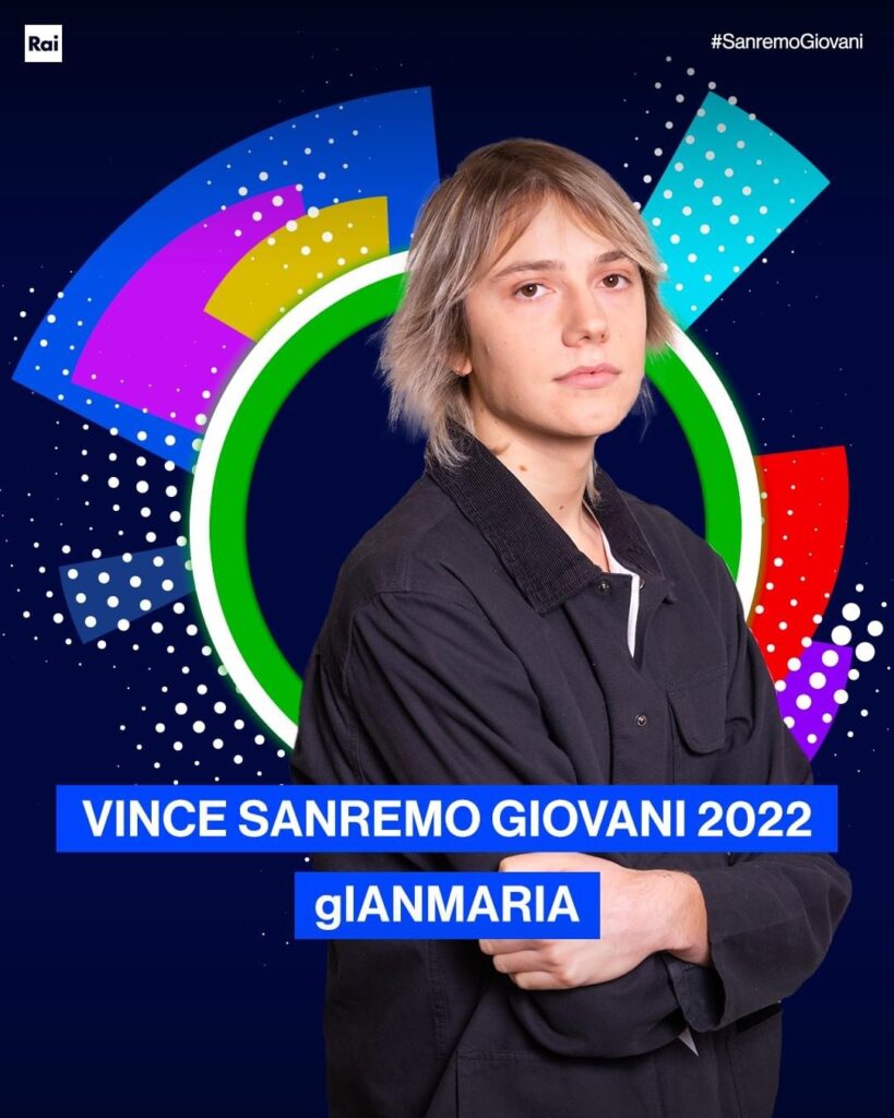 gIANMARIA vince Sanremo Giovani 2022