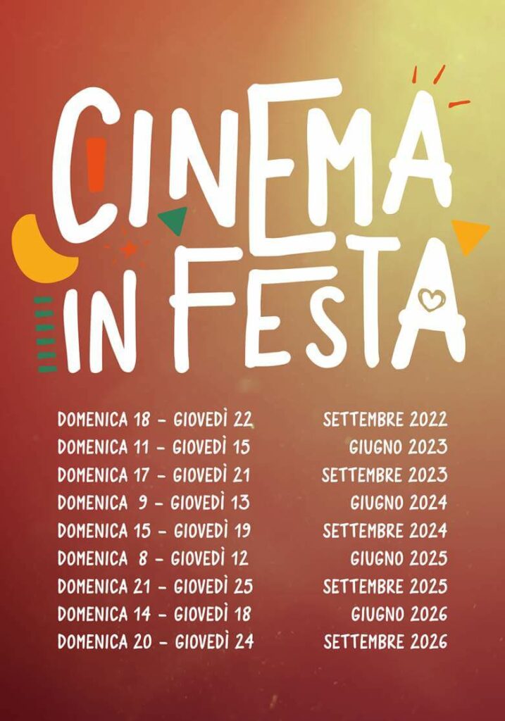 Cinema in festa - Il calendario