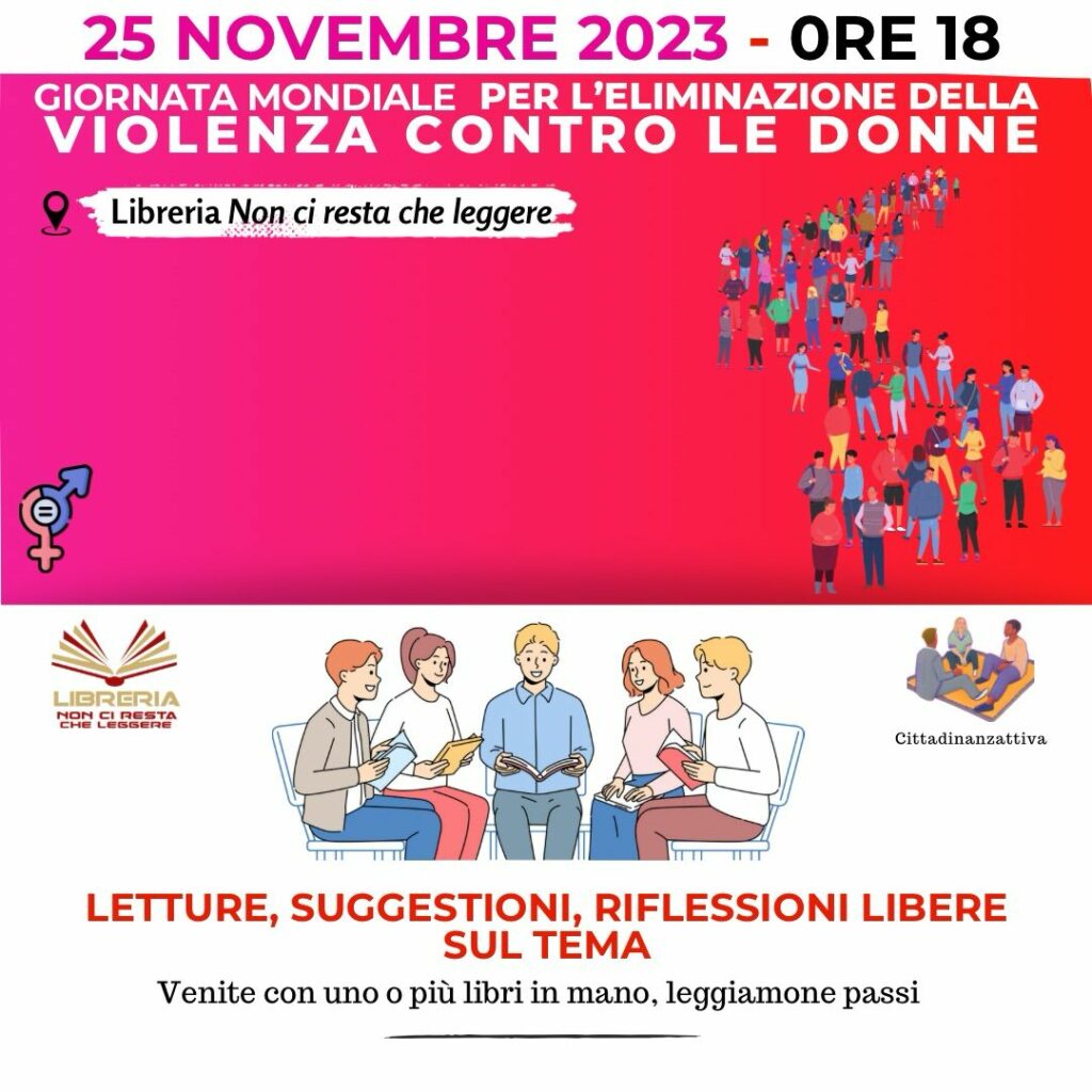 25 Novembre 2023 ore 18:00 Soverato - Cittadinanza Attiva