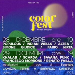 Color Fest Winter Session