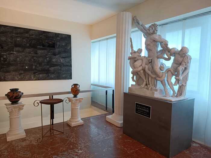 L'unica copia al Sud Italia di grandi dimensioni del Laocoonte dei Musei Vaticani in mostra all'Odissea Museum alla Provincia di Catanzaro