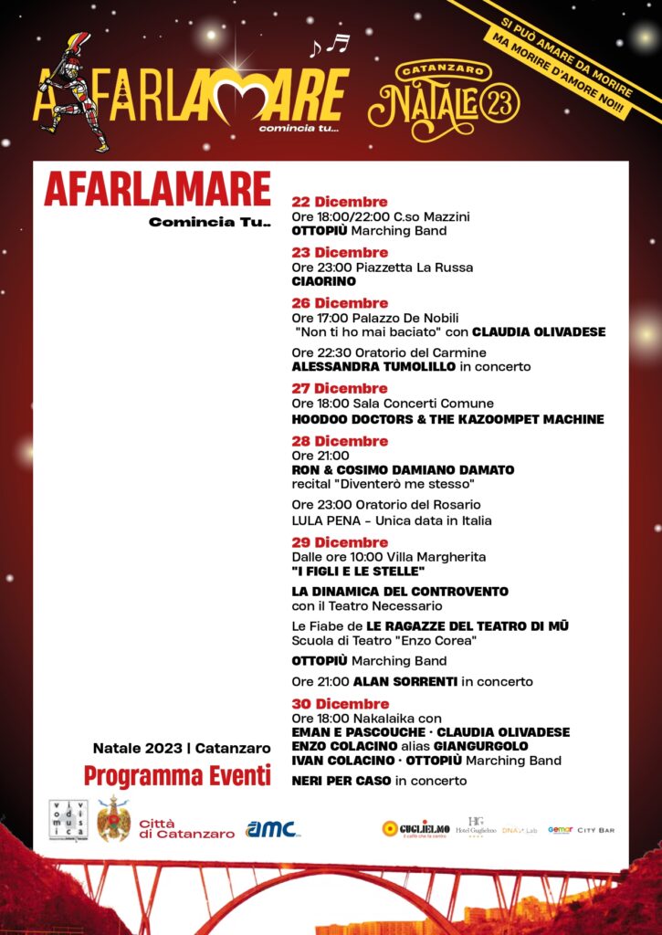 Programma A FarlAmare comincia tu 2023 Programma A FarlAmare comincia tu 2023