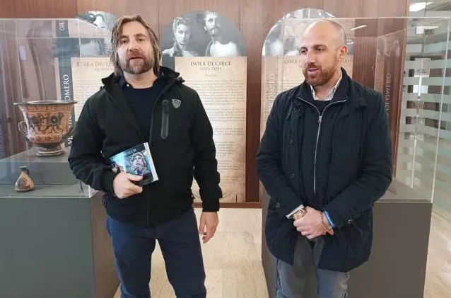 Sergio Basile, ideatore di "Odissea Museum" e Paolo Mattia, Consigliere della Provincia di Catanzaro