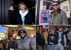 Annalisa, Gazzelle, Fred de Palma e Geolier a Sanremo per le prove al Teatro Ariston (IPA Agency)