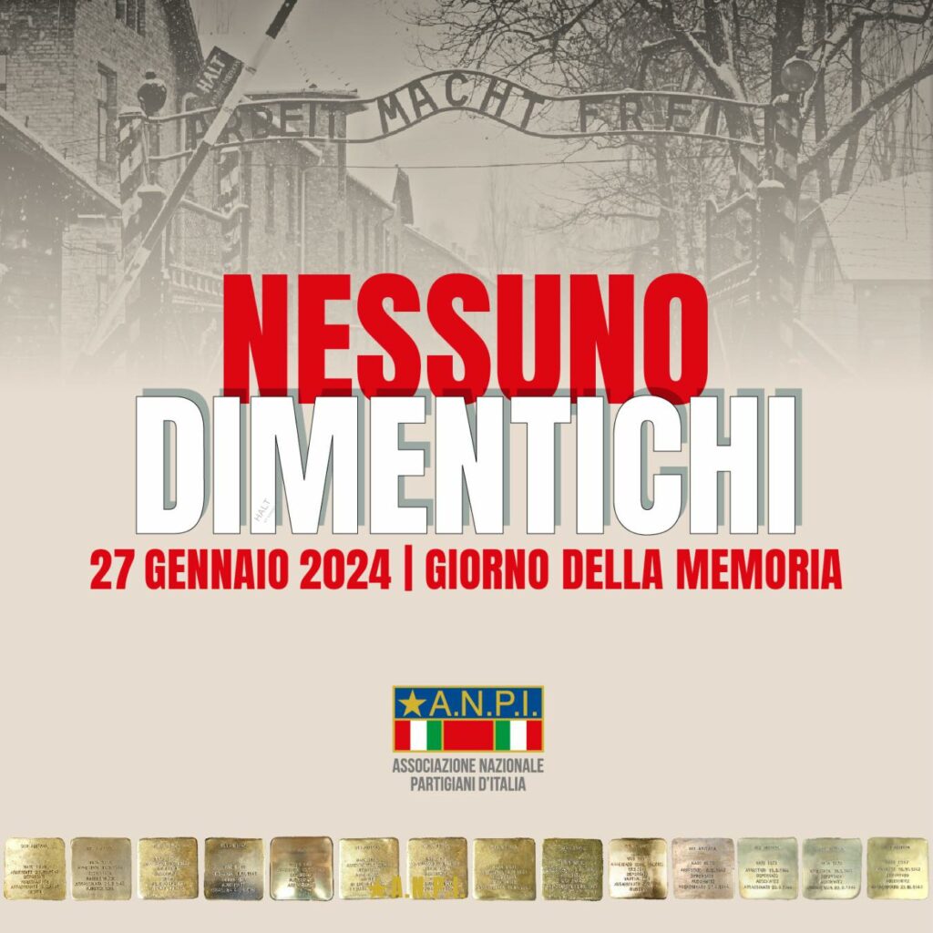 Nessuno dimentichi - 27 Gennaio 2024 - Giorno della memomoria