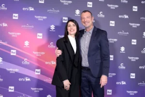 Giorgia e Amadeus (fonte GettyImages)