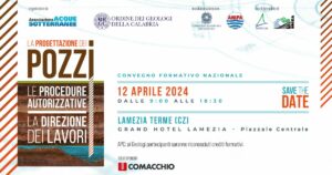 Convegno La progettazione dei pozzi 12 Aprile 2024- Ordine Geologi della Calabria cover