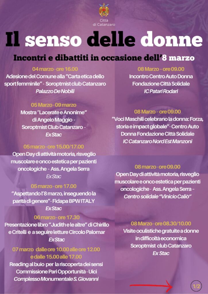 Il senso delle donne programma 1.2