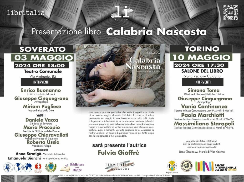 Presentazione libro Calabria Nascosta di Fulvia Gioffré