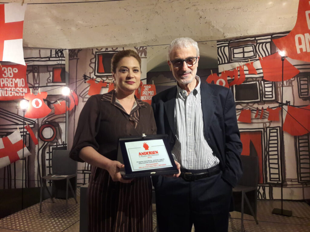 Rosetta Falbo e Armando Vitale ricevono il Premio Andersen per Gutenberg Ragazzi