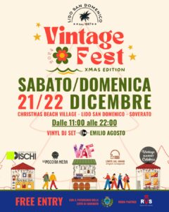 Locandina VINTAGE FEST XMAS EDITION - Soverato - 21-22 Dicembre 2024