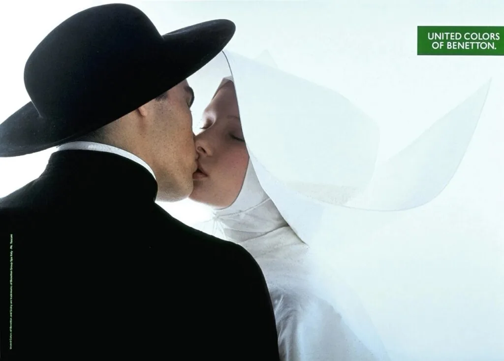 Il bacio - Benetton - 1991 - Oliviero Toscani