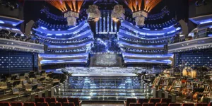 La scenografia di Sanremo 2025