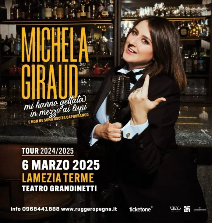 Michela Giraud il 6 Marzo al Teatro Grandinetti di Lamezia Terme