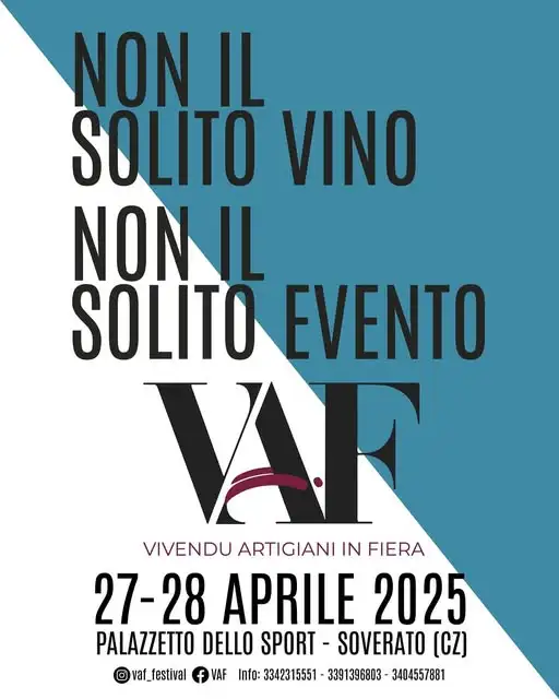 VAF - Vivendu Artigiani in Fiera - 27-28 Aprile 2025 - Soverato