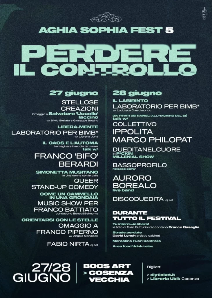Aghia Sophia Fest 5 - programma