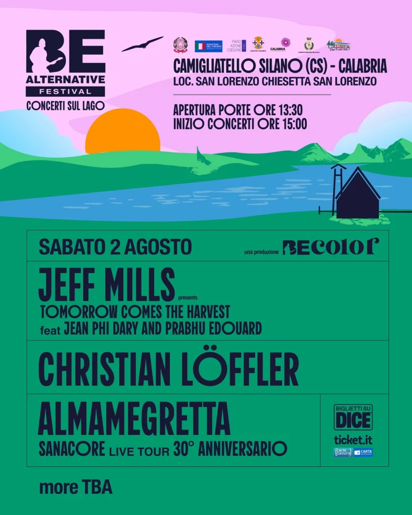Be Alternative Festival - Concerti sul lago 2025 - sabato 02 Agosto