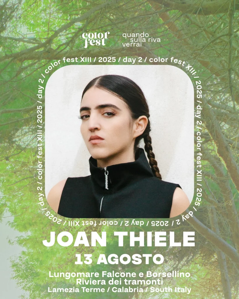 Joan Thiele al Color Fest 2025
