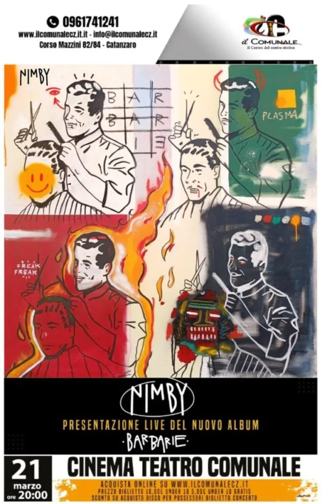 La presentazione live di Barbarie dei Nimby al Teatro Comunale di Catanzaro