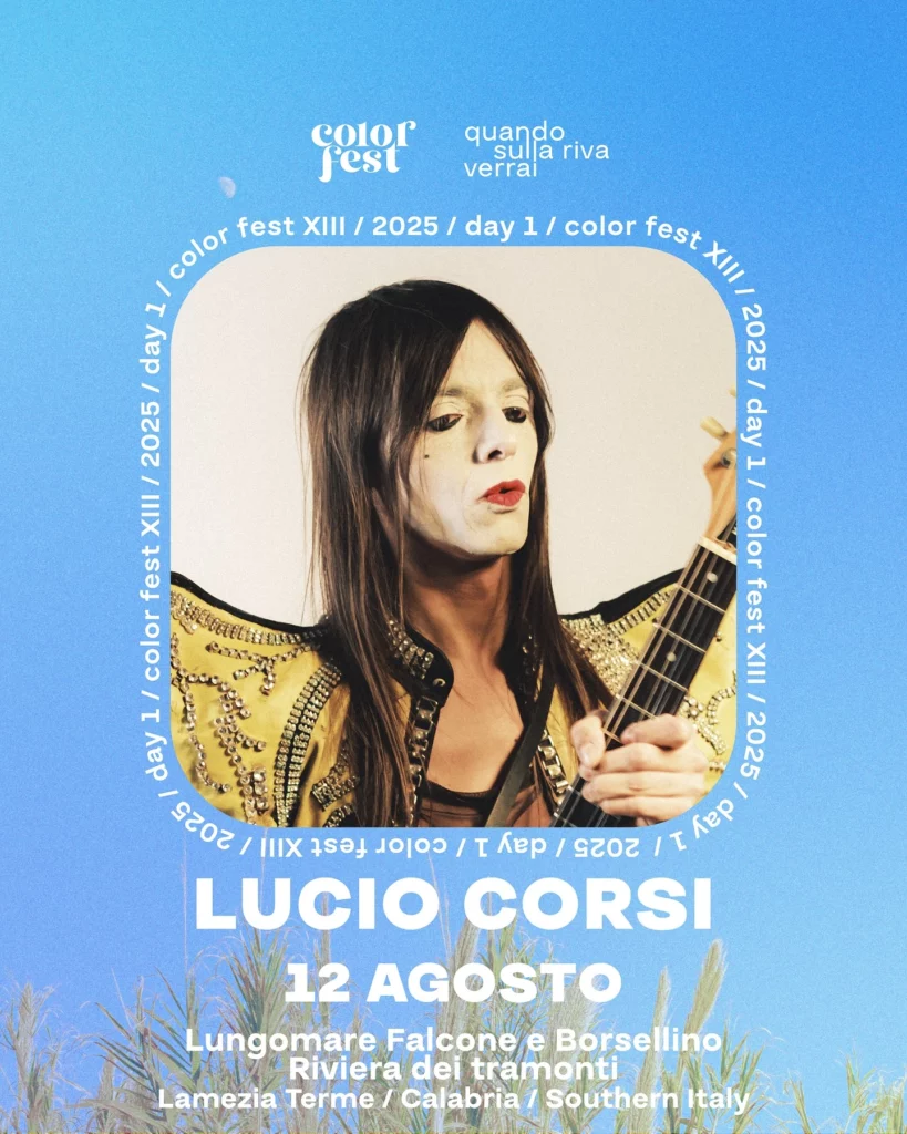 Lucio Corsi al Color Fest 2025