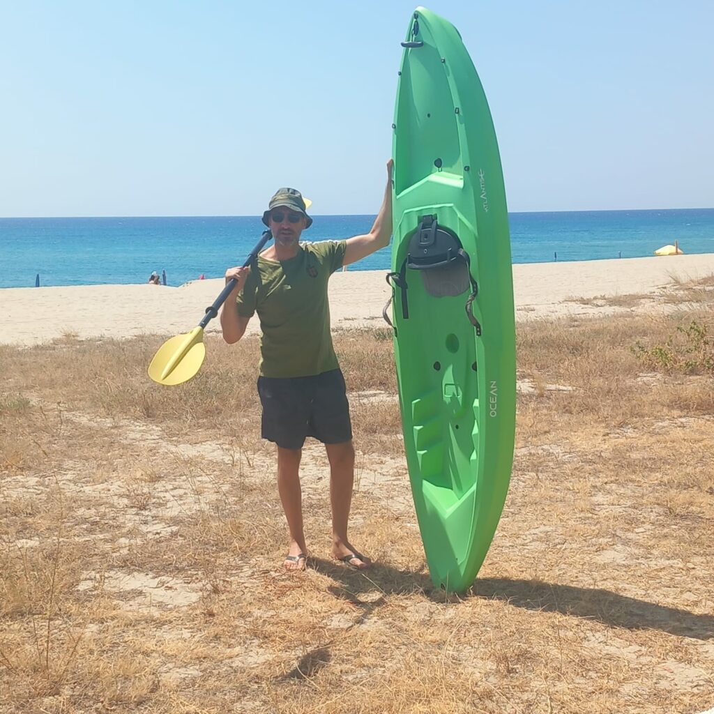 traversata in kayak in Calabria per la Palestina