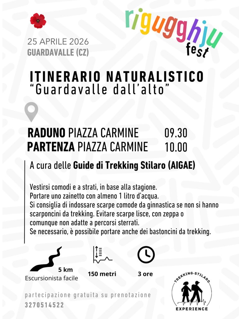 Rigugghju Fest 2026 - itinerario naturalistico